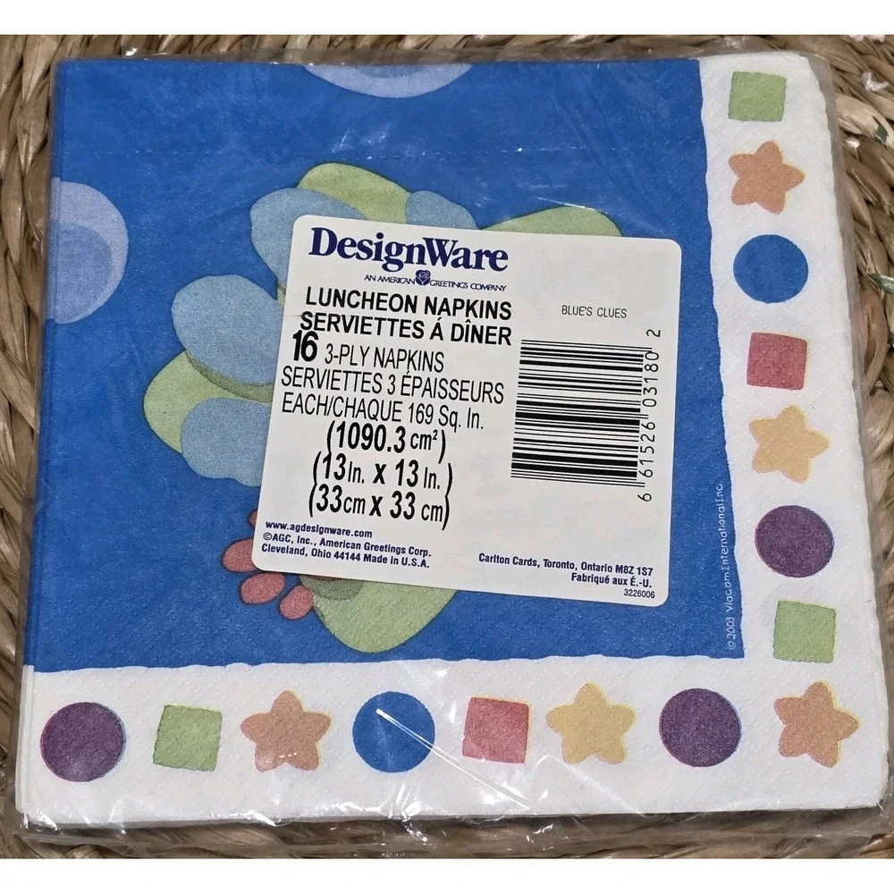 Vintage Blues Clues & You‎ Birthday Party 6.5